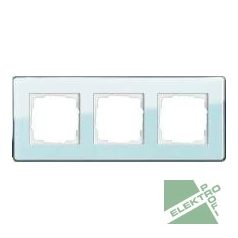 GIRA 21312 Esprit 3-as keret, fehérüveg