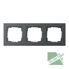 GIRA 21323 E2 keret 3-as antracit