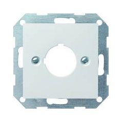 GIRA 27203 System55 fedél átmérő:22,5mm lyuk fényes fehér,kerettel @