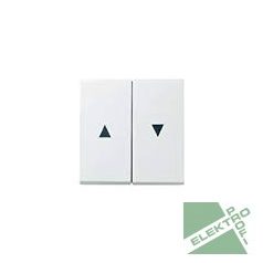 GIRA 29403 Sys55 fedélzsalumozgató nyíllal fényes fehér