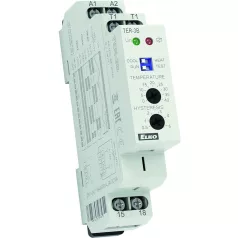 ELKO TER-3B Termosztát 16A váltó 250V AC1 1 modul 0-40C