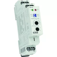   ELKO TER-3C Termosztát 16A váltó 250V AC1 1modul 30-70 °C