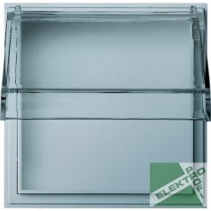  GIRA 40965 TX 44 illesztőkeret 55x55 alumínium, átlátszó csapfedél