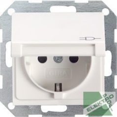 GIRA 45427 System 55 dugalj csapfedél fehér fehér