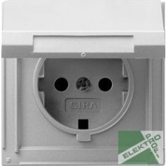 GIRA 45465 TX44 vízmentes süllyesztett dugalj alumínium