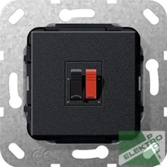 GIRA 569210 Hangszóró csatlakozó 1-es betét fekete matt