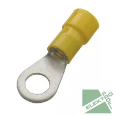 CELLPACK 811137 Saru 6mm2 M10 szemes SF szigetelt, ónozott, sárga