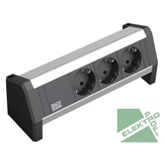 BACHMANN 902.0048 Desk1 asztali elosztó 3x230V dugalj