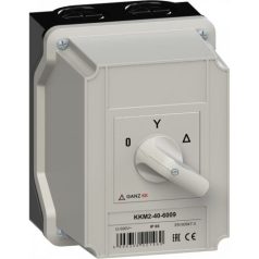 Ganz KK KKM2-40-6009 kézikapcsoló 40A m.tok 3P csillag-delta Y-D IP 65