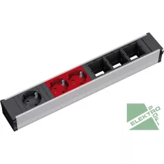 BACHMANN 912.024 Dugaljsáv 6 fh. (2x230V piros+ 1x230V+3xüres)