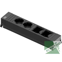 BACHMANN 916.0601 POWER FRAME dugaljsáv 2x230V+2xüres