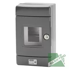 Gewiss 42207 Biztonsági doboz 4modul szürke