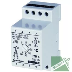   ITR4 52820641820 Termosztát ITR-4  sínre  5 Termosztát moduláris