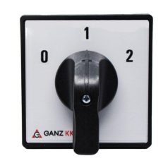 Ganz KK KK1-32-6013 Kézikapcsoló 32A front 3P dahlander 0-1-2 IP44