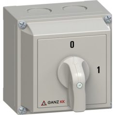 Ganz KK KKM0-20-9002 Kézikapcsoló 20A m.tok 3P be-ki 0-1 IP44