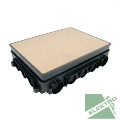 Kopos KUP 80 Padlódoboz 303x233x56 80-95 mm vastag betonhoz