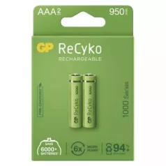  Emos B2111 GP ReCyko NiMH Tölthető akkumulátor, HR03 (AAA) 1000mAh, 2db