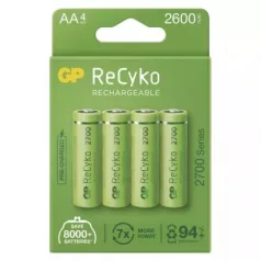   Emos B21274 GP ReCyko NiMH Tölthető akkumulátor, HR6 (AA) 2700mAh, 4db