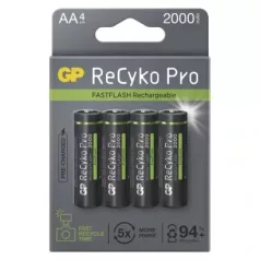   Emos B2420 GP ReCyko Pro Photo Flash tölthető akkumulátor, HR6 (AA) 2000mAh, 4db