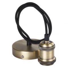 Emos ZC3100 függőlámpa-foglalat, sárgaréz