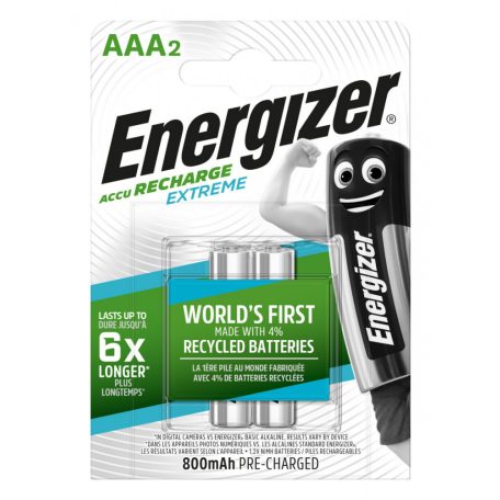 Energizer Accu Recharge 2AAA 800mAh Akku micro BL2 (2 db/csomag)