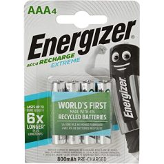   Energizer Accu Recharge 4AAA 800mAh Akku micro BL4 (4 db/csomag)
