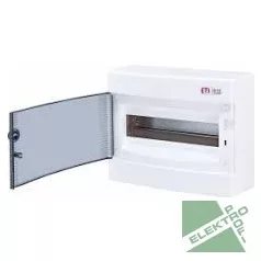 ETI 1101001 Kiselosztó ECT12PT fali, átl.ajtóval