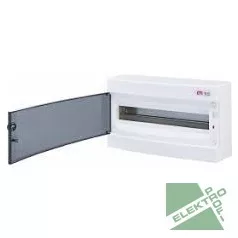ETI 1101002 Kiselosztó ECT18PT 18M fali, átl.ajtóval IP40 PE+N
