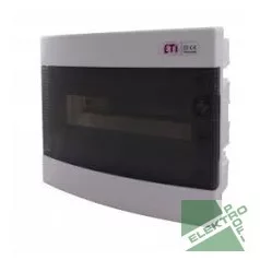 ETI 1101011 Kiselosztó ECM12PT süllyesztett, átl.ajtóval