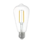 Eglo 12227 LED fényforrás ZIG-E27-ST64 6W 2700K átlátszó