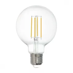 Eglo 12228 LED fényforrás ZIG-E27-G80 6W 2700K átlátszó