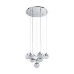   Eglo 39527 LED függeszték 10x3,15W 3000K 4500Lm króm MIOGLIA