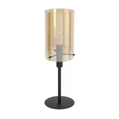   Eglo 39541 Asztali lámpa E271x40W fekete/borostyán Polverara