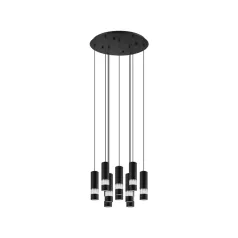 Eglo 39708 LED függeszték GU10 10x5W58cm fekete Bernabeta