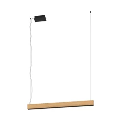 Eglo 39718 LED függeszték 106cm tölgy/fekete Termini1