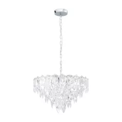 Eglo 39724 függeszték E14 10x40W króm Carvario