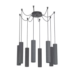 Eglo 39824 LED függeszték GU10 8x4,5W antracit Mentalona