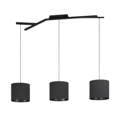 Eglo 39886 függeszték E27 3x40W fekete Balnario