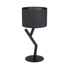 Eglo 39888 asztali lámpa E27 1x40W fekete Balnario