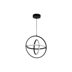   Eglo 39892 LED függeszték 37,8W 3000K 5200Lm fekete Retornio
