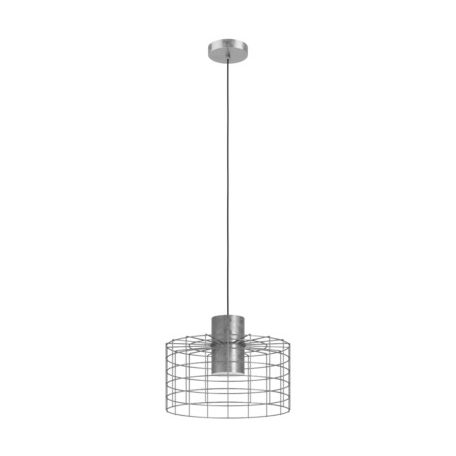 Eglo 43649 függeszték E27 1x40W 38cm galvanizált Milligan