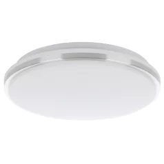   Eglo 75626 LED mennyezeti lámpa 4000K 1820Lm 34cm nikkel/króm Marunella-S