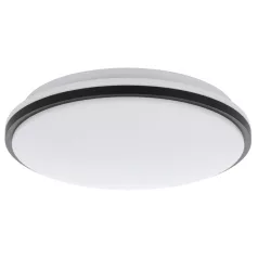   Eglo 75627 LED mennyezeti lámpa 4000K 1820Lm 34cm fekete/króm Marunella-S