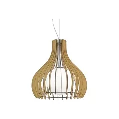Eglo 96214 függeszték E27 1x60W 50cm juhar Tindori