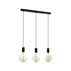 Eglo 98662 függeszték E27 3x40W fekete Pozueta