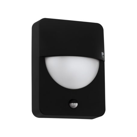 Eglo 98705 kültérifali lámpa E27 1x28W szenzor fehér/fekete Salvanesco