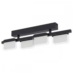   Eglo 98874 LED mennyezeti lámpa 4x4,5W 3000K fekete/szat Ervidel
