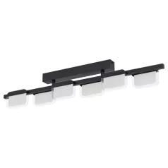   Eglo 98875 LED mennyezeti lámpa 6x4,5W 3000K fekete/szat Ervidel