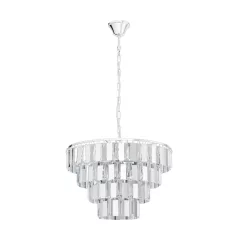 Eglo 99094 függeszték E14 7x40W króm/kristályErseka