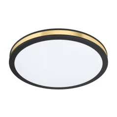   Eglo 99406 LED mennyezeti lámpa 12W 28cm fekete/arany Pescaito